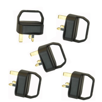 5 Mains EASY PULL GRIP HANDLE Plug uk 13A Mobility Arthritis Disability Black