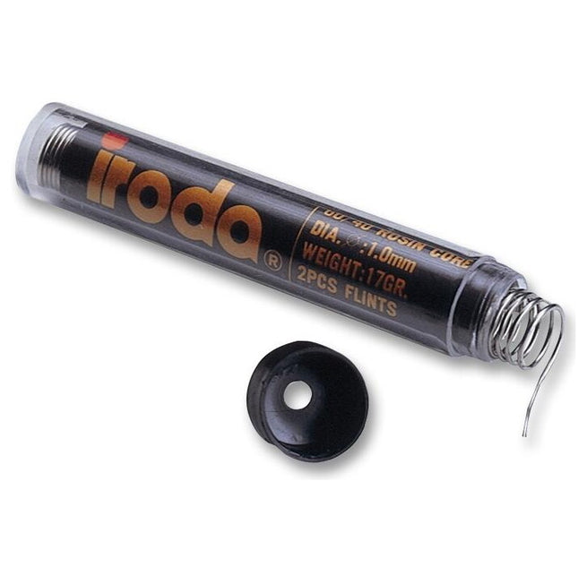 Iroda 60/40 SOLDER WIRE TUBE TIN LEAD ROSIN FLUX ELECTRICAL SOLDERING 17g 1mm