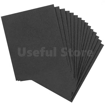 WET & DRY SANDPAPER Sand Paper 60 - 600 Fine GRIT Metal Filler Wood Mixed Pack