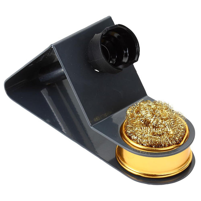 Soldering Desoldering Iron Stand Holder with Built-in Brass Wire Cleaning Ball