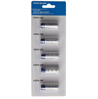 MN27 LR27 A27 27A Battery for Car Key Fobs, Garage Door Remotes 5 Pack