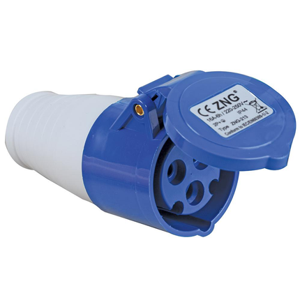 Hook Up Plug and Coupler Socket 16A  IP44 – Caravan Motorhome Camping industrial