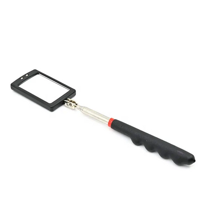 Telescopic Light Inspection Mirror With 2 Bright LED Grip Extends 29-87cm UK
