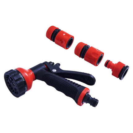 Multi Function Sprayer Garden Hose Pipe Fittings Water Nozzle Spray Gun Grip UK