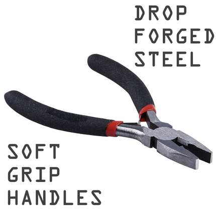 Small Mini Combination Pliers Precision Jewellery Craft Spring Grip Handles