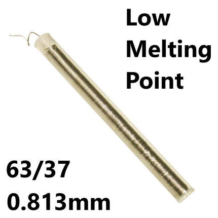 63/37 Solder Thin Wire Tube Tin Lead Electrical Soldering No Clean 0.813mm 19g