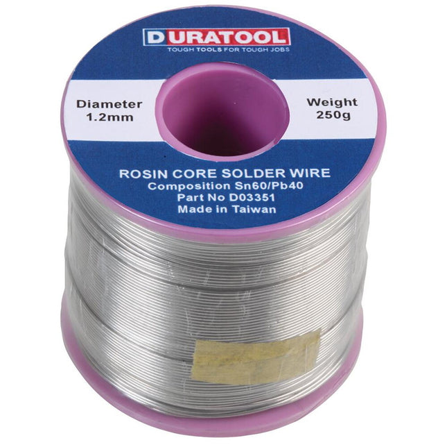 60/40 Tin lead Solder Wire Rosin Soldering Flux 1.2mm Low Melting 190°C 250g