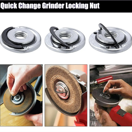 Useful Store M14 Quick Change Release Angle Grinder Flange Locking Nut TOOL FREE