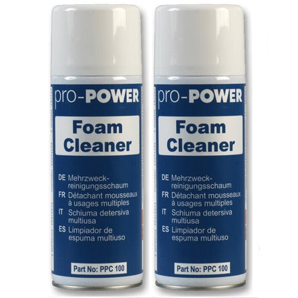 2x 400ml Foam Cleaner Cleanser Stain Remover Carpet Multi Purpose Anti Static