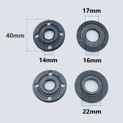 2pc Replacement Angle Grinder Inner Outer Flange Nut Set M14 Thread Tool Part UK