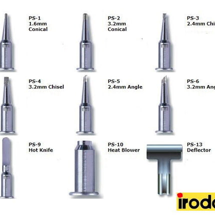 Pro IRODA Replacement Tips Solderpro Pro 100,110,120,150 PS- Gas Soldering Irons