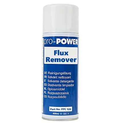 Solder Flux Remover 400ml Aerosol Spray PCB Residue Cleaner for Electronics