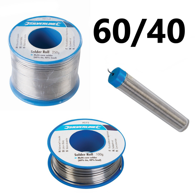 New Soldering Solder Wire Flux Cored DIY Hobbyists Electronics Electric 60/40
