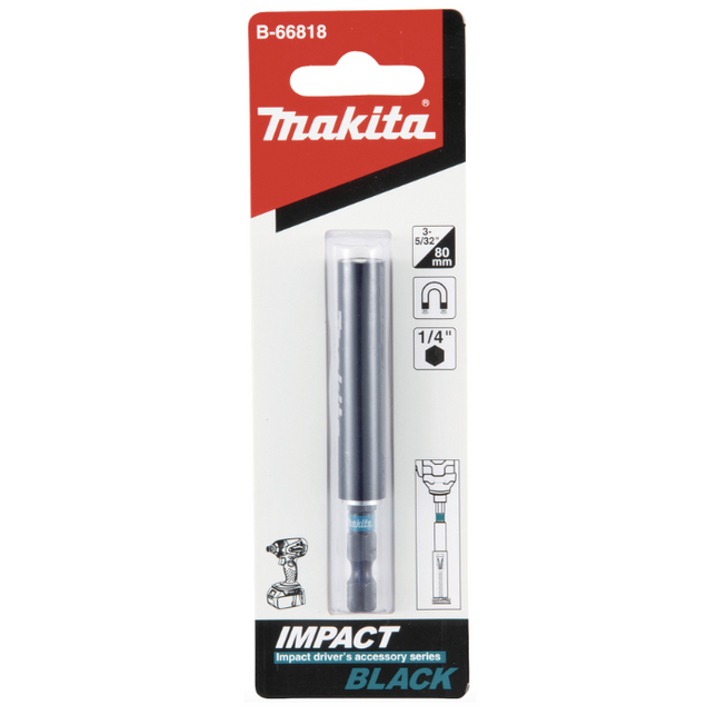 Makita Bit Holder Black Impact Torsion Magnetic Extendable Holder Guide Sleeve