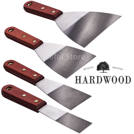 Hqardwood Professional Scale Tang Steel Paint Scrapers Wallpaper Filling H Duty