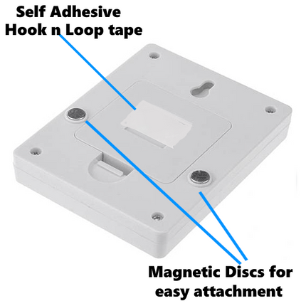 Led Stick On Magnetic Battery Wall Light Switch Night Light Shed Closet Bright