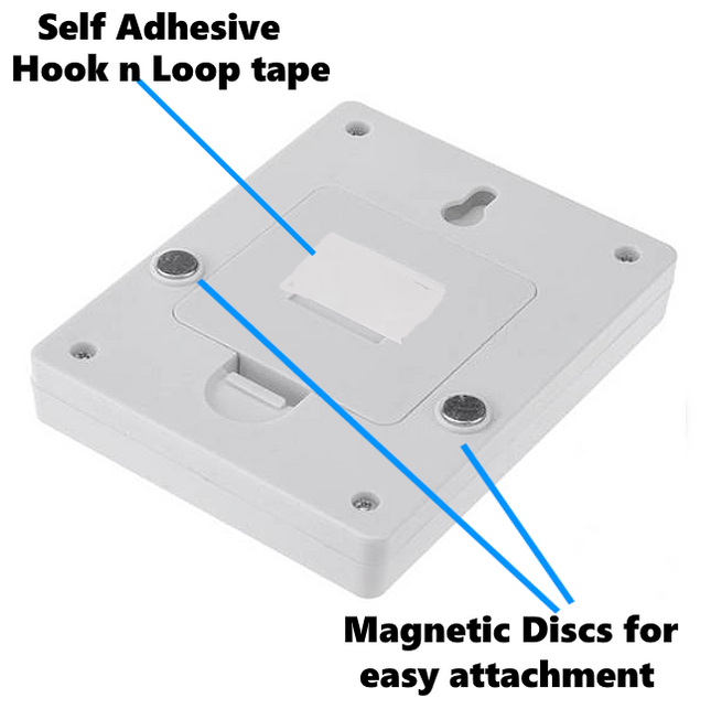 Led Stick On Magnetic Battery Wall Light Switch Night Light Shed Closet Bright