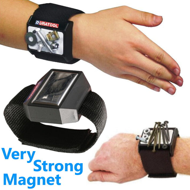 Magnetic Magnet Wrist Band Belt Tray Tool Screw Bolt Pin Sewing Nail Bit Holder