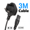 C7 Figure of 8 Lead 3A UK Plug