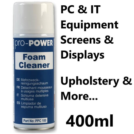 400ml Foam Cleaner Spray Multi Purpose PC Screen Keyboard IT Computer Equipment