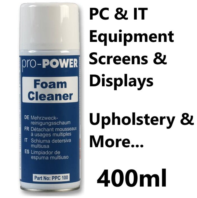 400ml Foam Cleaner Spray Multi Purpose PC Screen Keyboard IT Computer Equipment