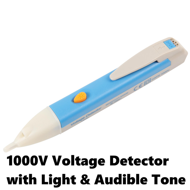 Voltage/Live AC Detector Tester Pen & Torch uk Non Contact Indicator Cable/Wire