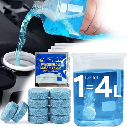 Tablets for Screen Wash Windscreen Washer Fluid Concentrated 1 Tablet = 4 Litres