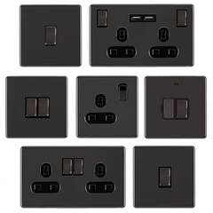 Collection image for: Black Nickel Sockets & Light Switches