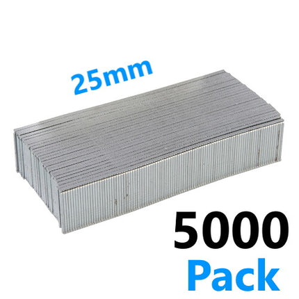 5000 x Brad Nails Galvanised Smooth Shank Gun 12,25,32,38,50mm Nailer 18 Gauge