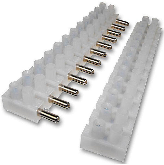 10A Block Plug In Terminal Strips 12 Way Connector Blocks Male and Female 10 Amp