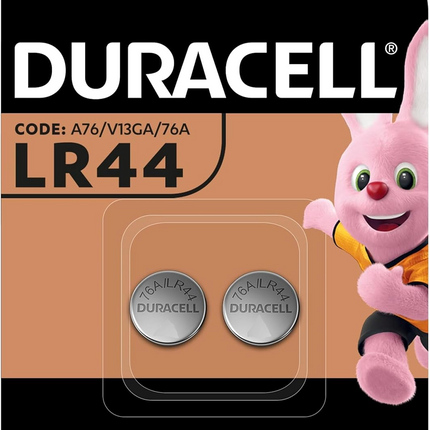 Duracell LR44 Batteries AG13 357 A76 RW82 L1154 SR44 Coin Cell Button Alkaline