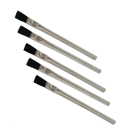 5 Pack Flux Brush Ideal Soldering Flux Glue PVA Paint Hobby Craft Metal Handles