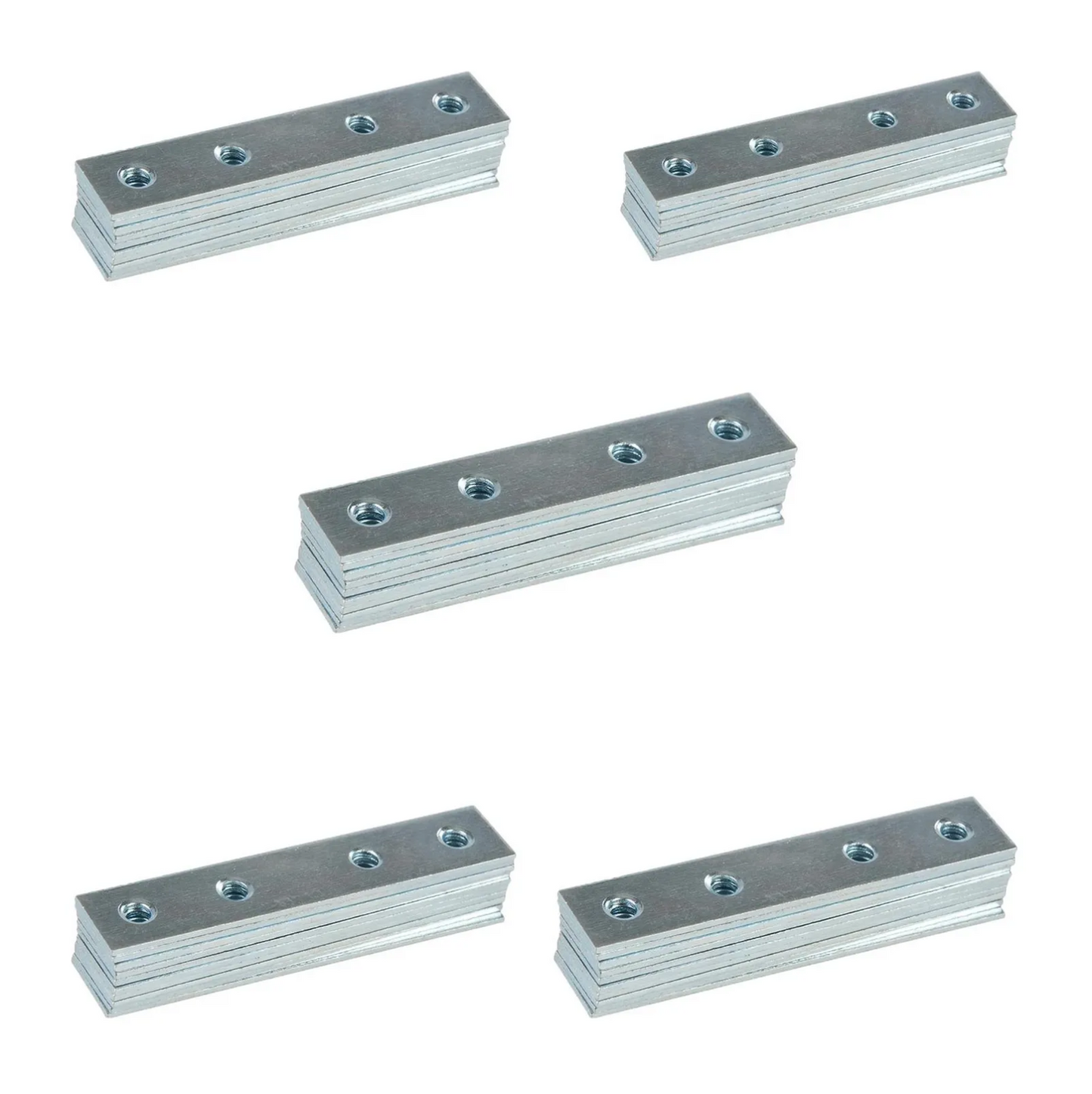 Steel Mending Fixing Plate Flat Brackets Straight Repair Braces Joining 75/100mm