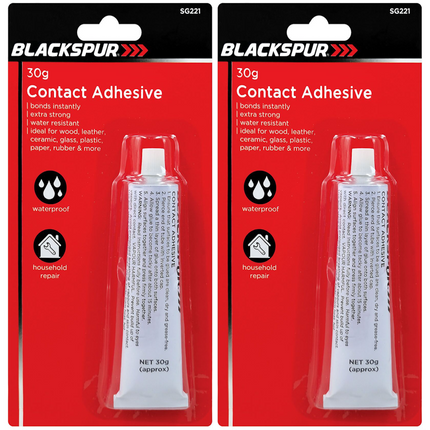 2x Extra Strong Repair Glue Contact Adhesive Leather Rubber Metal Rubber Plastic