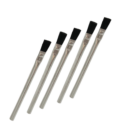 5 Pack Flux Brush Brushes Ideal for Soldering Flux Glue Metal Handles