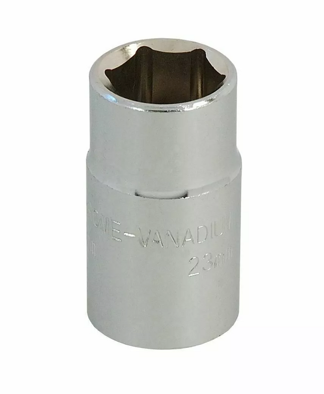 21mm / 23mm Socket For Car Wheel Nuts - 1/2" Drive Neilsen