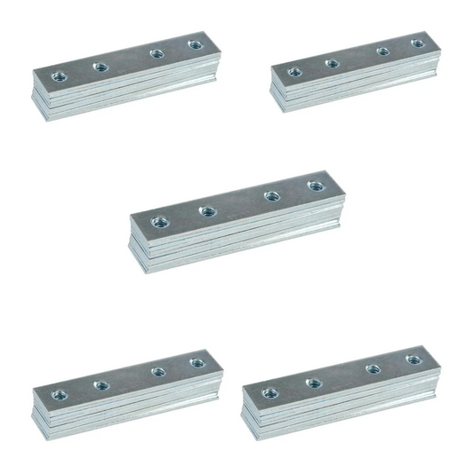 Steel Mending Fixing Plate Flat Brackets Straight Repair Braces Joining 75/100mm