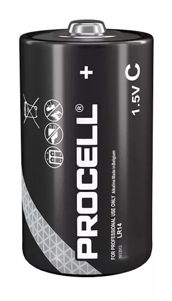 5pk Duracell Procell C Type Batteries
