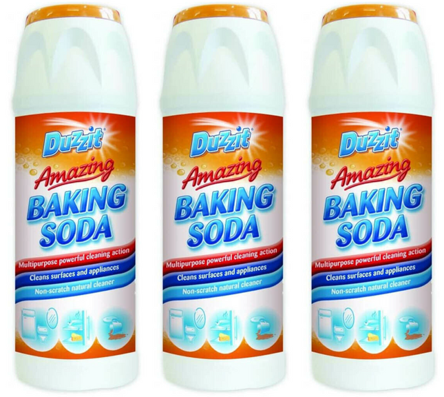 Baking Soda Multipurpose Cleaning Powder Iron Kitchen Bathroom 500 g / Pack of 3