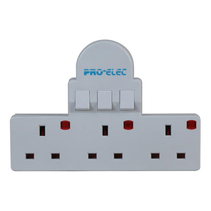 3/4 Way Gang Main Adaptor Extension Power Socket Switched Multi UK Plug 13A