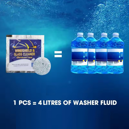 Tablets for Screen Wash Windscreen Washer Fluid Concentrated 1 Tablet = 4 Litres
