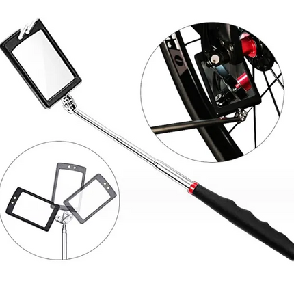 Telescopic Light Inspection Mirror With 2 Bright LED Grip Extends 29-87cm UK