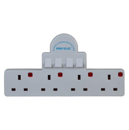 3/4 Way Gang Main Adaptor Extension Power Socket Switched Multi UK Plug 13A