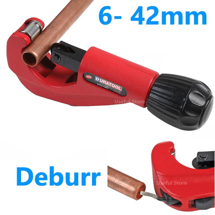 Metal Pipe Tube Cutter for Copper Aluminium Plastic Deburr Cutting Tool 6 - 42mm