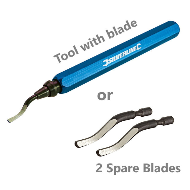 New Expert DEBURRING TOOL Aluminium Metal Pipe Deburrer Spare Blade Burr Remover