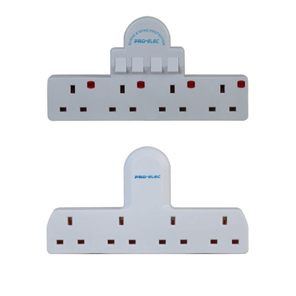 3/4 Way Gang Main Adaptor Extension Power Socket Switched Multi UK Plug 13A