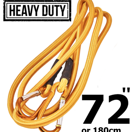 Heavy Duty Bungee Cords Carabiner Clips 24" 36" 48" or 72" Elasticated Tie Down