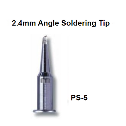 IRODA PS-5 - 2.4mm Angled Tip for Solderpro Pro 100 110 120 150 Series PS5