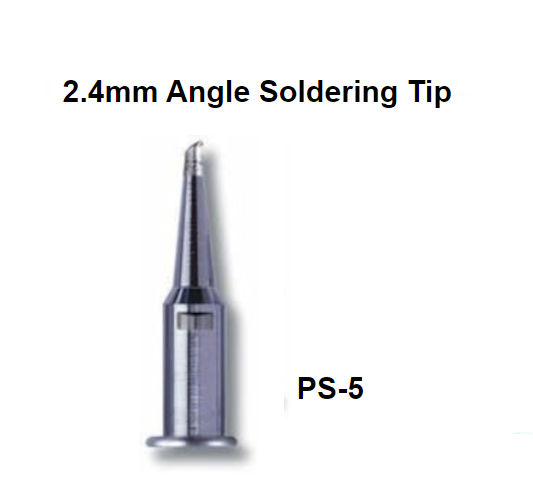IRODA PS-5 - 2.4mm Angled Tip for Solderpro Pro 100 110 120 150 Series PS5