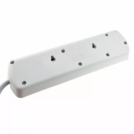 3 Gang Grey Mains Extension Lead 3 Way UK Power Sockets Switched 1m/2m/5m/10m